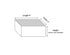Square Styrofoam Cake Dummies (4" Inches)
